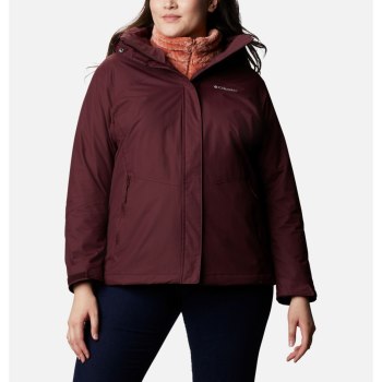 Columbia Ženske Jakne - Bugaboo II Fleece Interchange Plus Size Bordo | CKPS-17089
